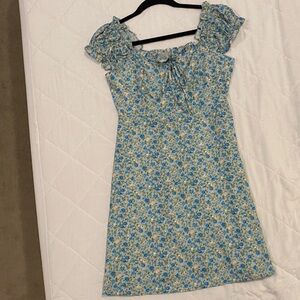 RIHOAS Blue Floral Dress
